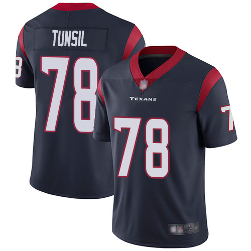 Houston Texans Limited Navy Blue Men Laremy Tunsil Home Jersey NFL Football 78 Vapor Untouchable